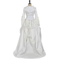thumbnail image 4 of Womens White Victorian Dress Set Musical Outfit, 4 of 9
