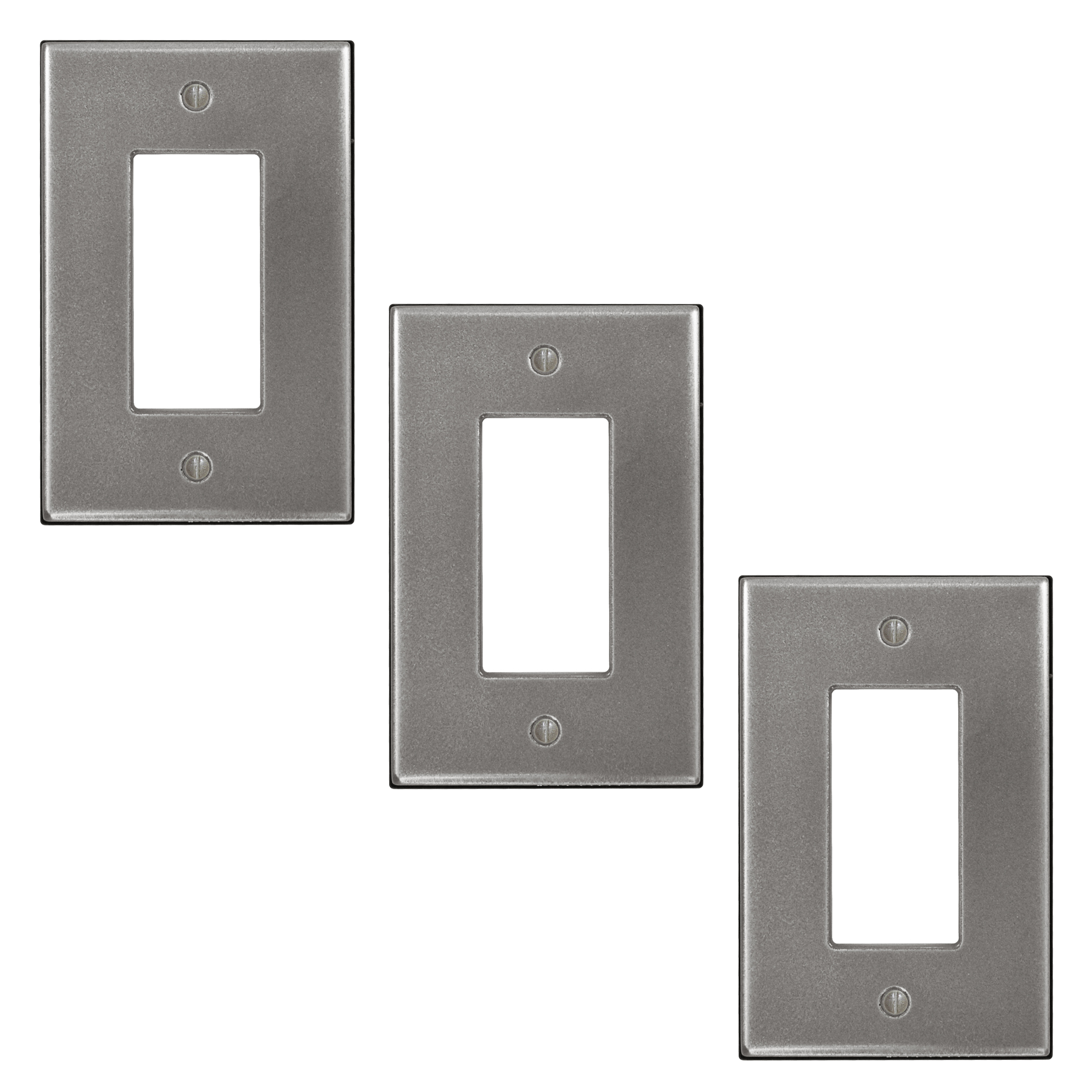 Questech Décor Single Rocker Wall Plate, Subway Light Switch Cover