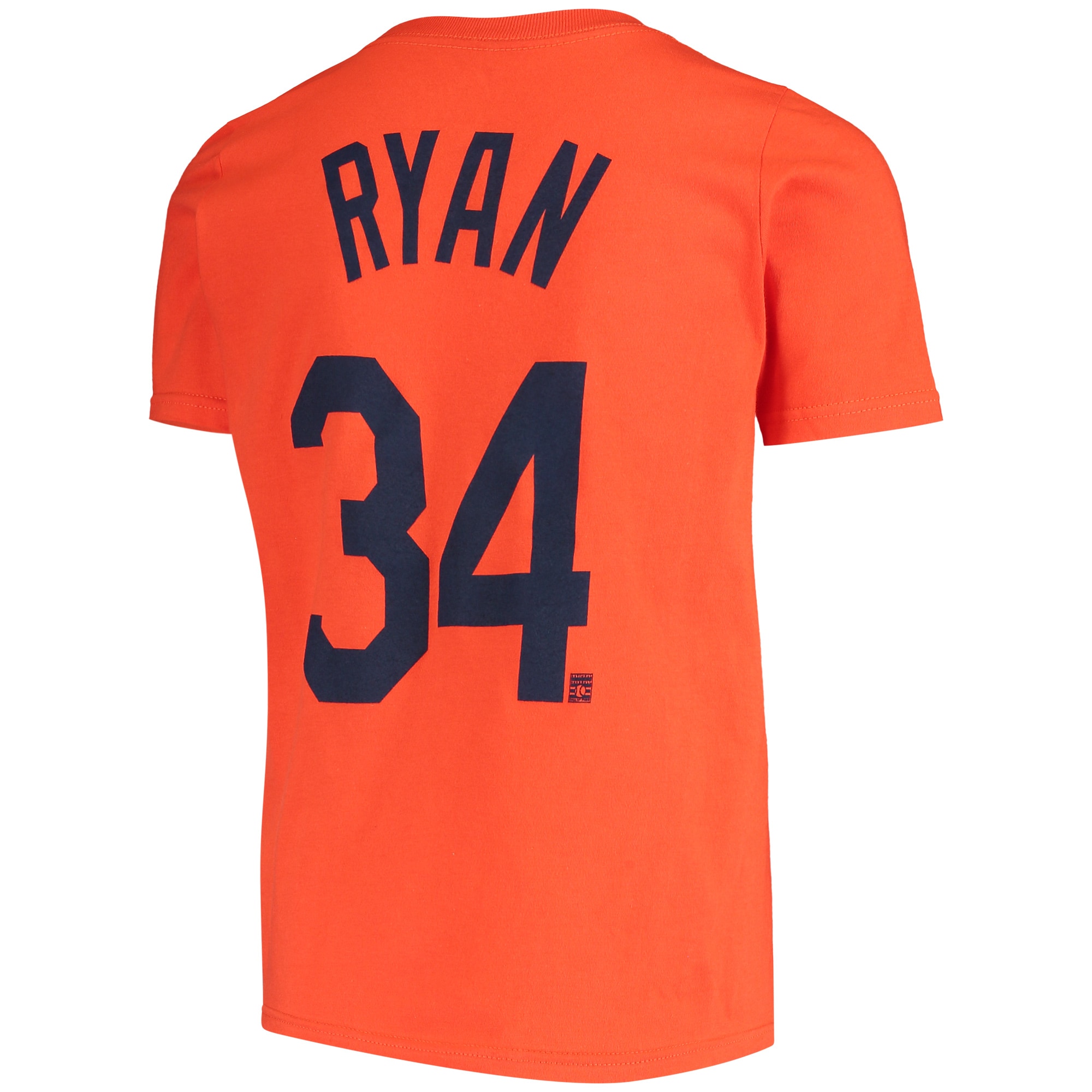Youth Nike Nolan Ryan Orange Houston Astros Cooperstown Collection Player Name Number T Shirt Walmart Com