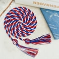 thumbnail image 5 of Graduation Honor Cords Graduation Tassel​ Grad Cords​ Bulk Polyester Yarn Honor Cord for Bachelor Gown for Graduation Students 4Pcs Blue White Red, 5 of 7