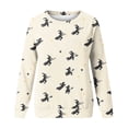 thumbnail image 6 of Kezqiaxn Womens Sweatshirt Fall Long Sleeve Loose Casual Tops Halloween Costumes Sweatshirts for Women Fashion Clothing, 6 of 6