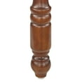 thumbnail image 4 of TMS Indoor Ladder Back Dining Chair with Rush Seat, Set of 2, Walnut, 4 of 4