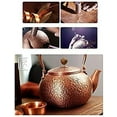 thumbnail image 2 of Handmade Solid Copper Tea Pot Kettle Stovetop Teapot Thick,Pure Copper Kettle, Kettle, Tea Set, Handmade Copper Teapot Tea Kettle for Stove top, 2 of 5