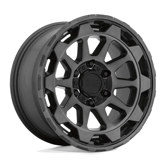 Black Rhino Cast Aluminum Wheel BRRTR 20x9 5x150 M-GNMTL BRSH-FC 12mm, 2090RTR125150G10