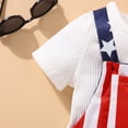 thumbnail image 6 of MEZZALL Boys Girls Suspender Shorts Kids Lightweight Summer Outfit With Short Sleeve Tee Relaxed Fit Children Fashion Clothes Sets, 6 of 9
