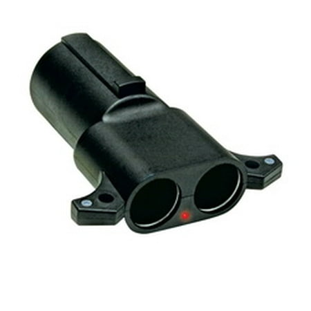 REESE TOWPOWER 74681 Dual Port Power Adapter, 12 Volt