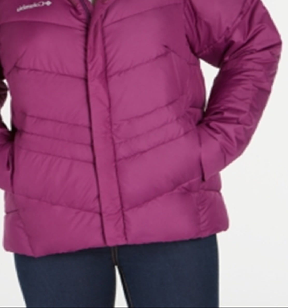 Columbia Women s Peak To Park Insulated Faux Fur Trim Jacket Purple Size Medium Walmart