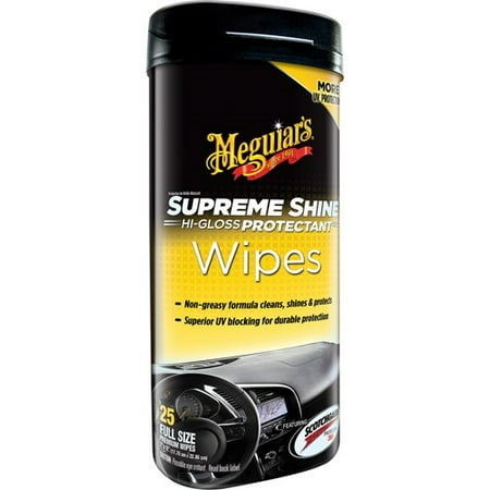 Meguiar's Supreme Shine Protectant Wipes, G4000