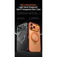 thumbnail image 4 of Allytechgroup for iPhone 17 Case, Rotating Bracket Kickstand Stress Reliever Design [Compatible with Magsafe] Anti-Scratch Shockproof Stylish Case Cover for iPhone 17, Orange, 4 of 10