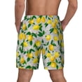 thumbnail image 2 of Rocae Lemon1 for Men's Swim Trunks Quick Dry With Two Side Pockets and One Lined Patch PocketXX-Large, 2 of 9