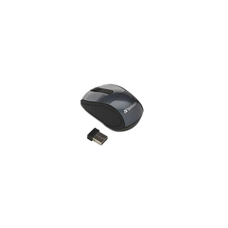 Verbatim - Mini Travel Wireless Optical Mouse - Graphite