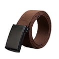 thumbnail image 2 of ibiyuan Womens Belt Fashion Automatic Buckle Belt for Women and Men Nylon Webbing with Strap Adjustable Waistband, 2 of 2