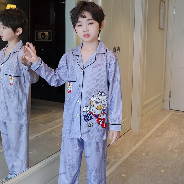 2023 pijamas de Mickey Mouse de Disney para niños, conjunto de Pijamas de otoño para niños, ropa de casa, cárdigan coreano para bebés, conjunto de Pijama Infantil12 de altura 115-125cm heqiyong CONDUJO