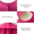 thumbnail image 2 of CHOK Camisoles à Soutien-Gorge Intégré pour Femmes, Bretelles Spaghetti Ajustables, Débardeur Sans Manches, Hauts d'Été, 2 of 6