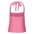 thumbnail image 4 of Halter Tops for Women 2025 Summer Going Out Tops Backless Crop Sleeveless Workout Shirts Cute Y2k Clothes with Strappy, 4 of 5