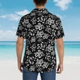 thumbnail image 6 of Daiia Snake Hawaiian Shirt for Men Gentle Cotton Regular Short Sleeve Casual-Medium, 6 of 9