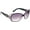 Pink & Black, variant on Southpole Women's 1017SP Rhinestone UV400 Protective Rectangular Fashion Sunglasses, 62mm