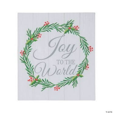 Joy to the World Sign, Christmas, Home Decor, 1 Piece