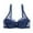 Navy Blue, variant on Womens Lace Bralette 3/4 Cup Push Up Bra Untra-thin Comfortable Breathable Brassiere Plus Size Bras for Women