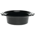 thumbnail image 5 of HUBERT® Large Oval Serving Bowl Black Melamine- 20 1/2" L x 12 1/10" W x 6" H, 5 of 5