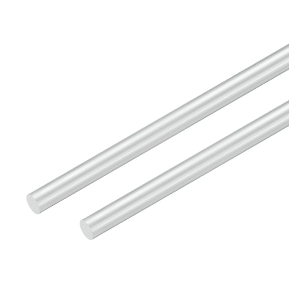 Uxcell 2-Pack Aluminum Round Rod 8mm x 150mm 6061 Aluminum for DIY Crafts