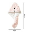 thumbnail image 3 of Latrodar Microfiber Hair Towel, Hair Turbans For Wet Hair, Drying Hair Wrap Towels Practical&Affordable owels For Women Long Pink Home Tools, 3 of 5