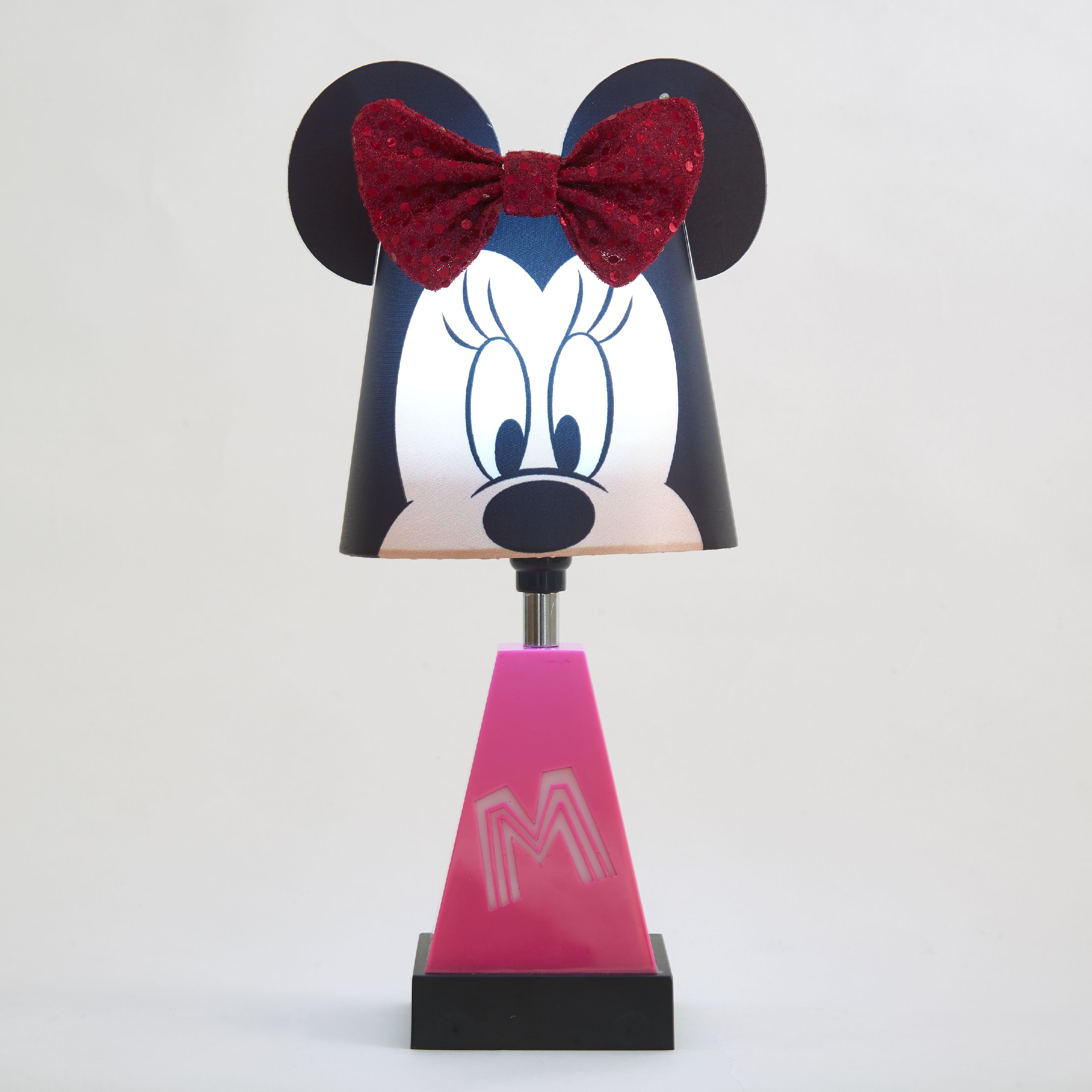 Disney Minnie Mouse 2-in-1 Kids Room Lamp with Night Light, Plastic, for Kids' room - image 4 of 5