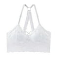 thumbnail image 5 of VerPetridure High Impact Sports Bras for Women Fashion Woman's Lace Beauty Back Solid Strap Wrap Hollow Out Bra Underwear, 5 of 5