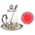 thumbnail image 1 of 1 juego de tazas de té de flores, 1 of 3