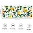 thumbnail image 3 of Yellow Lemon Fruit Flowers White Pattern Bathroom Rugs Mat,Non Slip Microfiber Bathroom Rug,Rubber Backing,Soft Bathroom Mats for Bathroom Floor,Tub and Shower,60x24in(150x60cm), 3 of 5