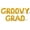 Gold, variant on Letter Balloons - GROOVY GRAD 16" Inch Alphabet Letters Foil Mylar Balloon Graduation Party Banner (Gold)