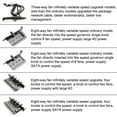 thumbnail image 4 of Enqiretly 3pin/4pin Fan Hub Cooler Splitter Heat Dissipation Radiator Adapter Converter Water Cooling System Motherboard Upgrade Parts Type 4 1Set, 4 of 6