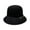 505_Black, variant on Cloche Hats for Women Women Sunhat Foldable Breathable Faux Leather Buckle Summer Hand Woven Hat Black