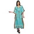 thumbnail image 3 of Moomaya Kaftan de Plage, Paréo de Bikini, Robe Longue Maxi Caftan pour Femmes, 3 of 6