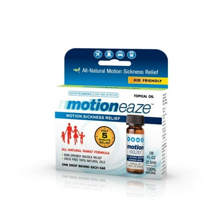 Ocean Global Motioneaze Motion Sickness Relief, 0.08 oz