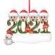 thumbnail image 1 of Fiudx Adorno Navideño Personalizado, Decoración Navideña de Pvc, Diseño Familiar Personalizable, Material Duradero, Ideal para Colgar En El Árbol, Ideal para Regalar, Tamaño 10 Cm, Edición 2021, 1 of 6