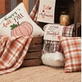 thumbnail image 2 of C&F Home Dunmore Plaid Pumpkin Orange Fall Autumn Harvest Cotton Throw Blanket with Fringe Tassels Cozy for Home Couch Sofa Farmhouse Decor, 2 of 4