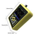 thumbnail image 2 of TFixol Handheld Mini Digital Oscilloscope with 2.4 Inches Color Screen 120M Bandwidth 500M Sampling Rate for Maintenance and DIY Electronic Test, 2 of 7
