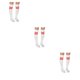 thumbnail image 4 of Qarigey 1 par de calcetines de fútbol Hasta la rodilla Calcetín de fútbol de verano Mantener caliente Clima frío Protección del tobillo Deportes Type1 NO1 Qarigey CBP215304, 4 of 6