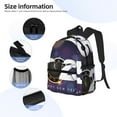 thumbnail image 4 of Daiia 2025 Happy New Year 4 School Backpack for Men Women, Unisex Large Waterproof Bookbag Schoolbag Casual Daypack for High School/College/Teens/Travel/Work Black, 4 of 8