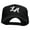 Black, variant on Los Angeles Abbreviation 5 Panel Cotton Heat Transfer Unstructured Cap - Black OSFM