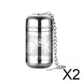 thumbnail image 1 of Infusor de té Macarena de Acero inoxidable Reutilizable Con cadena, 1 of 8