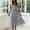 Gray, variant on Summer Dresses for Women 2026 Casual Floral Printed Tiered Boho Midi Dress Flowy Short Sleeve Beach Vacation Sundress
