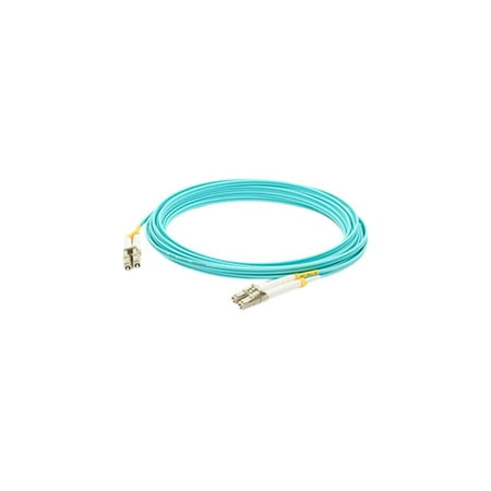 UPC: 0821455044889 | AddOn 8m Laser Optimized Multi-Mode fiber (LOMM) Duplex LC / LC OM4 Aqua Patch Cable
