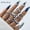 26562 silver 6pcs, variant on 6Pcs Open Rings Exaggerated Geometric Metal Jewelry Irregular Ring Gold Silver-26650 gold 10pcs
