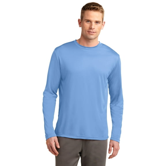 Sport-Tek Long Sleeve Posicharge Competitor Tee. St350ls , ST350LS , Carolina Blue , Small