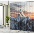 thumbnail image 5 of Ambesonne Colorful Shower Curtain, Mountain Nepal Everest, 69"Wx70"L, Multicolor, 5 of 5