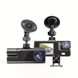 Kieccall 1080P FHD Cam avant/arrière - 3.0 Écran de pouce 170° Angle large DVR, Capteur G & Moniteur de stationnement + Enregistrement des boucles