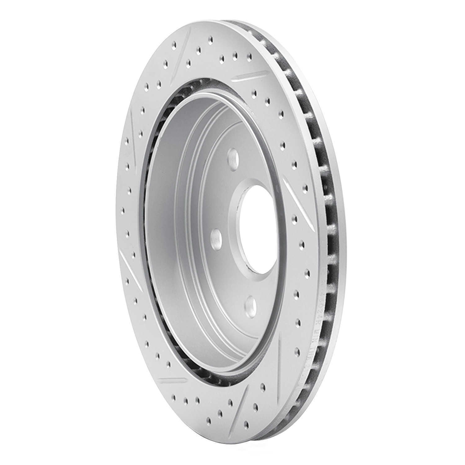 Dynamic Friction Company 830-46024R DFC Geoperformance Rotor - Drilled and Slotted