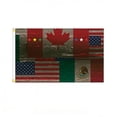 thumbnail image 3 of Decorr World Soccer Fan Flag, 5×3 FT Football Fan Cheering Banner US-Canada-Mexico Themed Soccer Banner with Brass Grommets, Durable Polyester Flag for Stadium, Watch Party & Outdoor Decor, 3 of 4